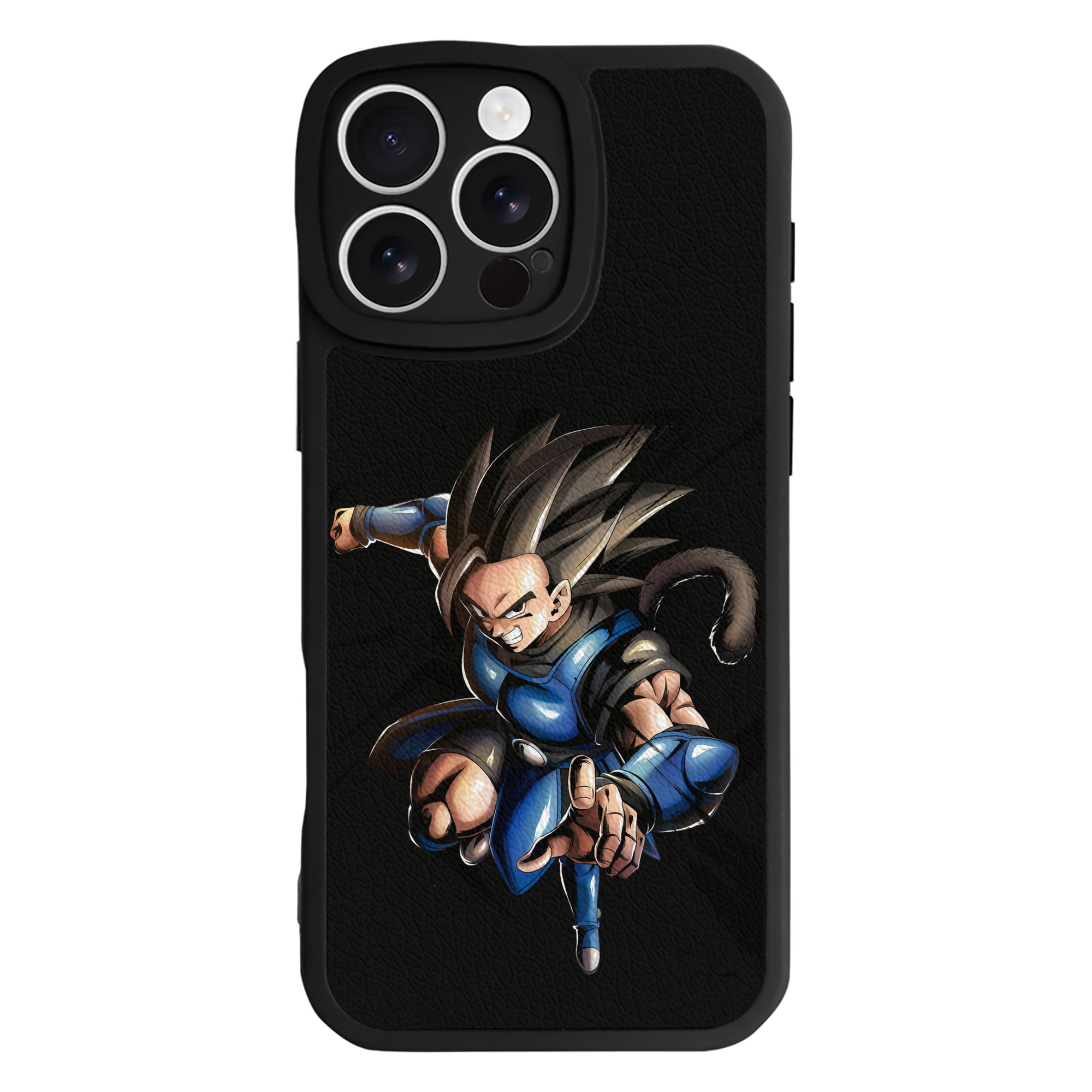 （画像用） ドラゴンボール ベジータ四世（Bejīta Yonsei）DRAGON BALL Vegeta IV 【iPhone 16シリーズ対応】シリコンスマホケース（レザー調） 材質：シリコン